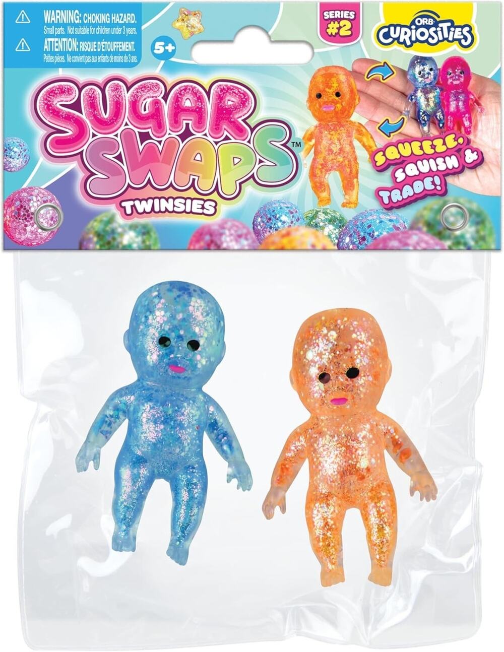 🔥ORB Curiosities Twinsie Babies Sugar Swaps Viral Squishy Stretchy BNWT🔥